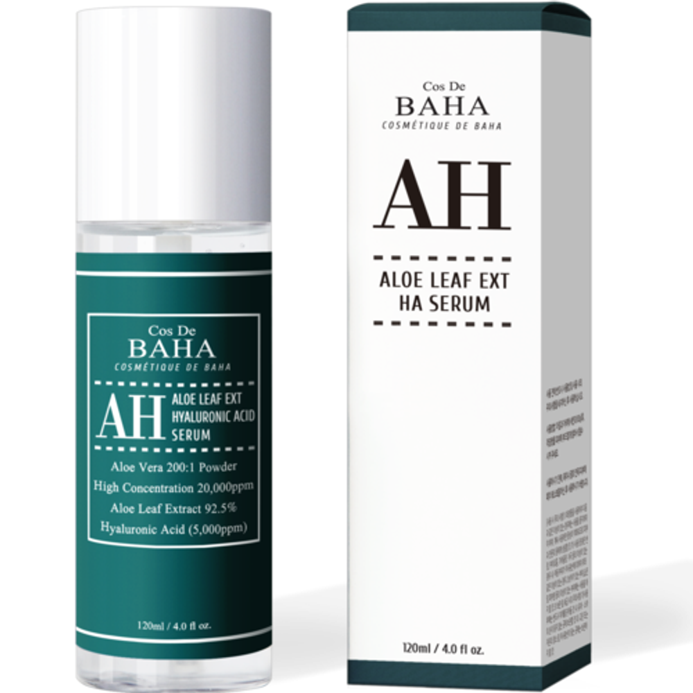 Cos De BAHA Сыворотка концентрированная с алоэ - Aloe leaf ext hyaluronic acid serum (AH)
