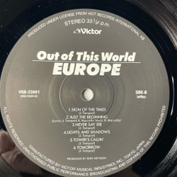 Винтажная виниловая пластинка LP Europe Out Of This World (Japan 1988) (Obi) Open Your Heart