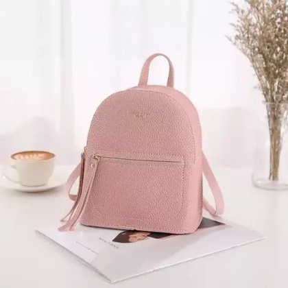 Рюкзак вместительный unisex розовый