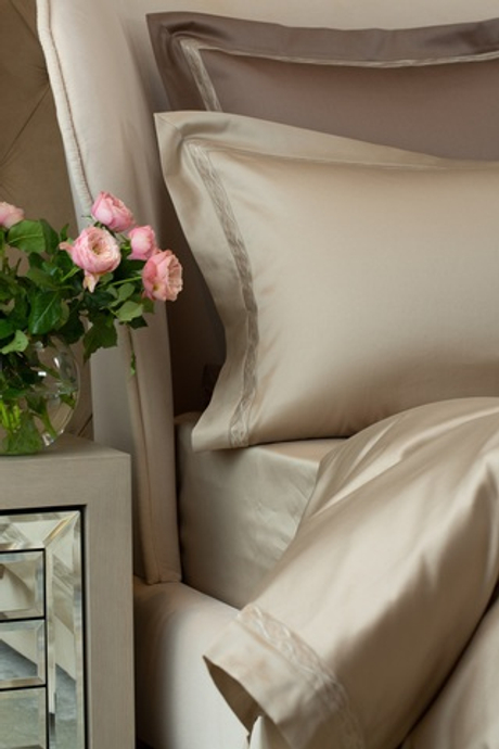 Постельное белье 2 спальное евро Сlaire Batiste Atelier Loire бежевое