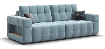 Диван Босс ХО Велюр Монолит аква