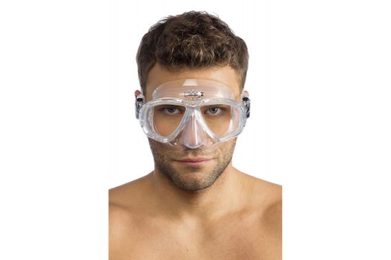 Маска Cressi Action Прозрачная с креплением для GoPro