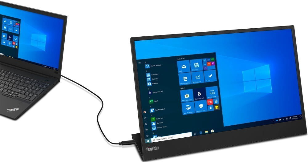 Монитор 15.6" Lenovo ThinkVision M15 (62CAUAT1WL)