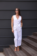 жилет изо льна