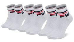 Теннисные носки Fila Junior Quarter Plain Tennis Socks 3P - белый
