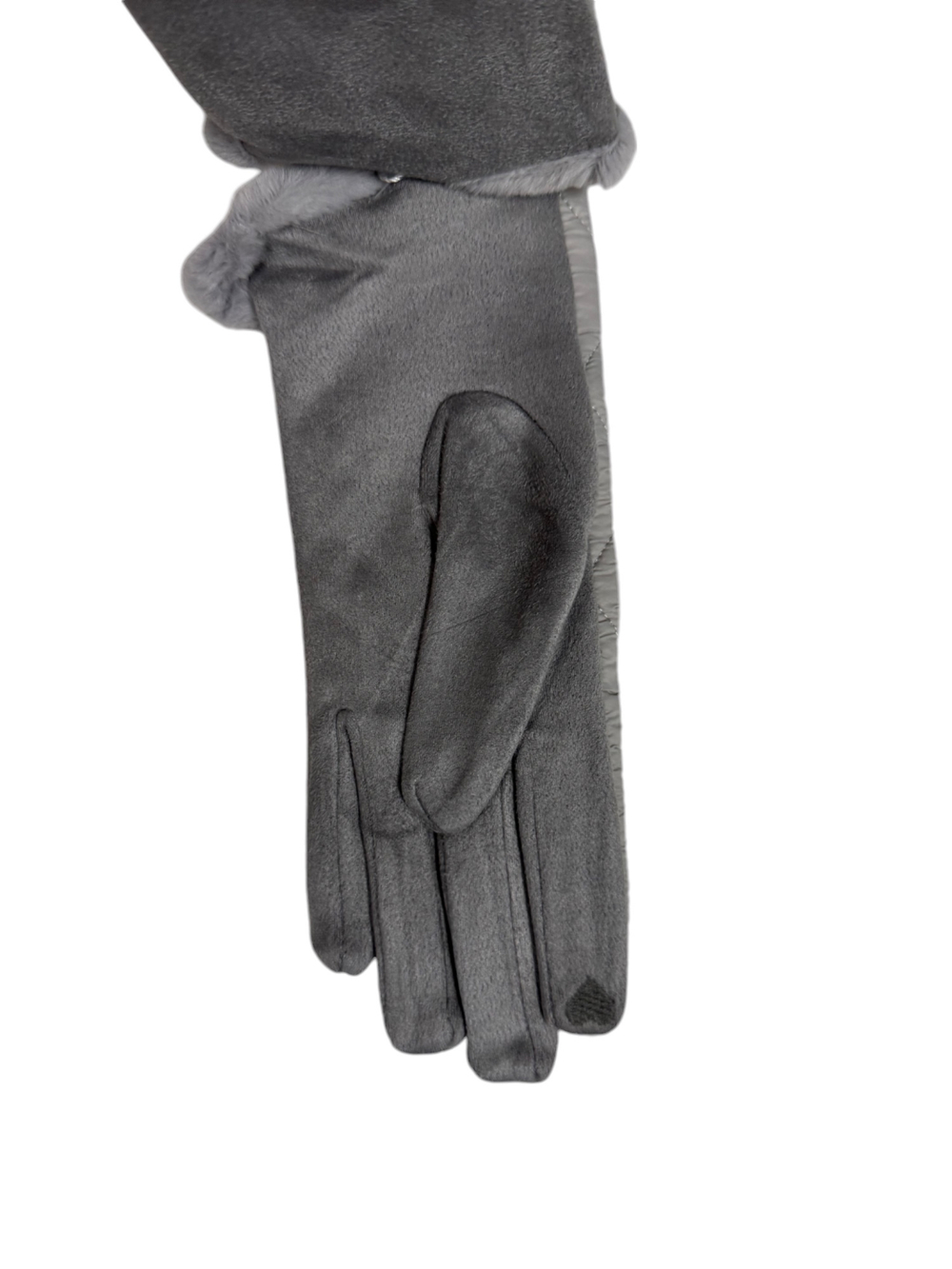 Перчатки. Женские. Верх: Текстильные. Подклад: Плюш-флис. Сенсорные. В упаковке 12 шт, разные цвета.