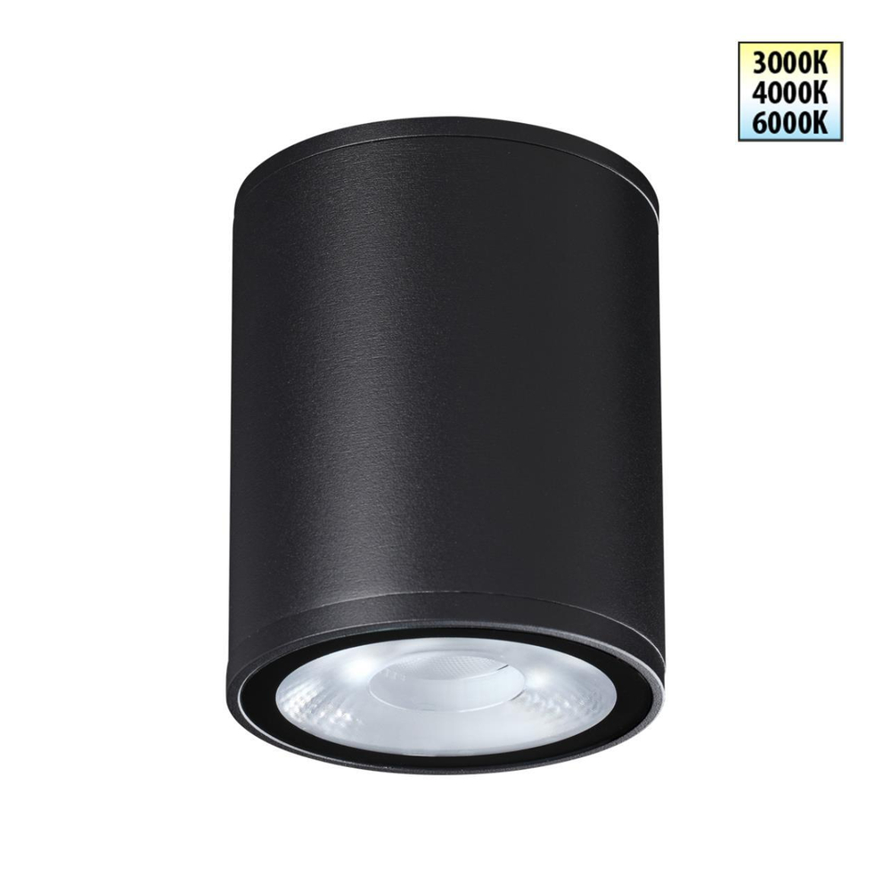 359535 STREET NT25 000 черный Светильник ландшафтный с переключ. цветовой температуры IP65 LED 10W 100-240V 3000К\4000К\6000К TUMBLER