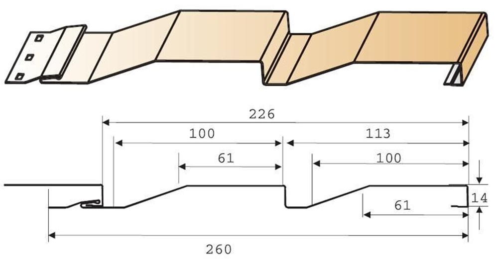 Сайдинг металлический 0,4 мм 5021-Водная синь Корабельная доска ПЭ