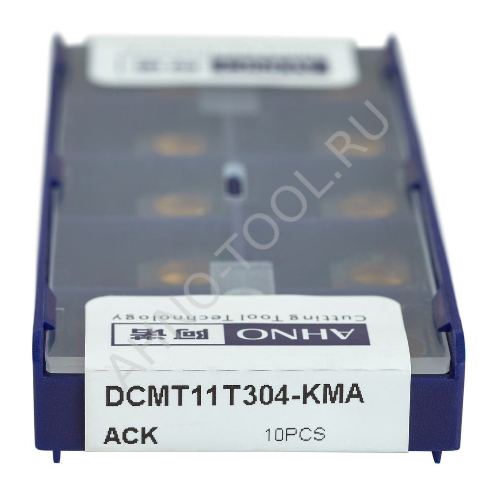 Пластина твердосплавная ISO DCMT11T304-KMA ACK10E AHNO по чугуну, чистовая