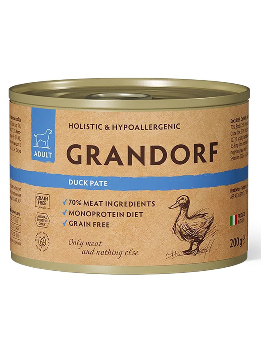 Grandorf fresh корм консервированный для собак паштет