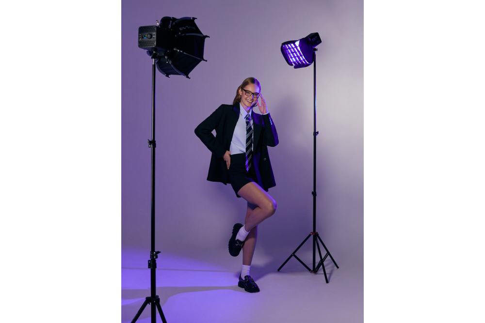 Осветитель светодиодный Raylab RL-100RGB 100W 5000mAh c софтбоксом