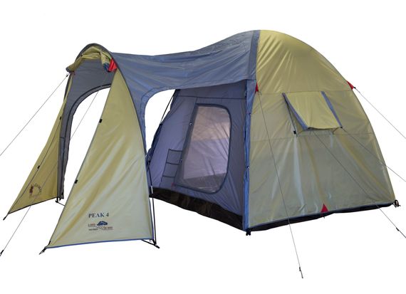 Палатка Indiana PEAK 4, цвет оливково-серый