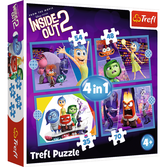 Puzzles - &quot;4in1&quot; - Emotions rule / Disney Inside Out 2