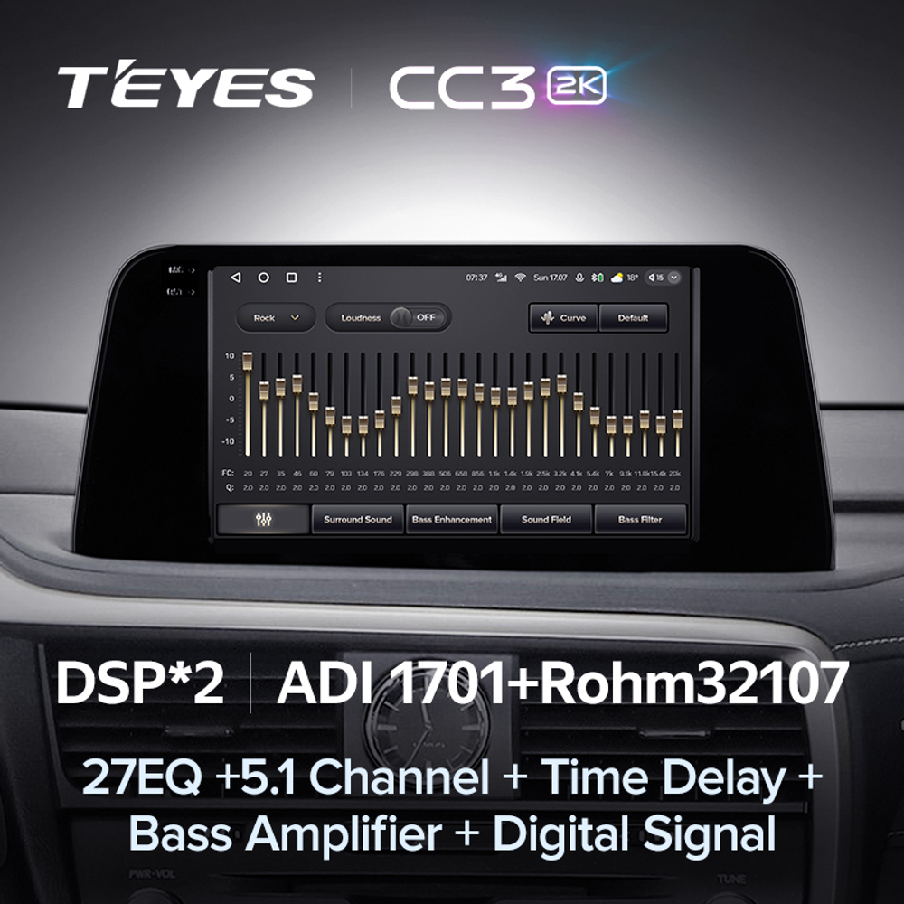 Teyes CC3 2K 9"для Lexus RX 200t RX 300 RX 350 2019+