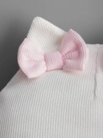 Осенняя шапка для девочки с ушками и снуд