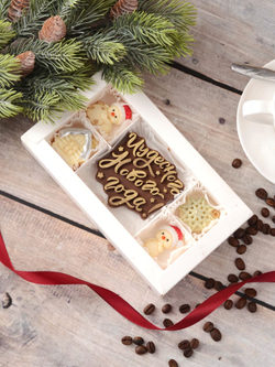 Набор шоколадный "Чудесного Нового Года" со снеговиком #2