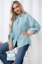Блузка Рамина (мята) Б11-131/2 Nikol