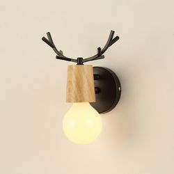 Бра С Рожками Deer A Wood/Black By Imperiumloft