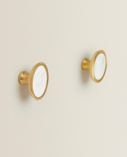 Zara Home держатель для ванной комнаты, латунь, светло-бежевый