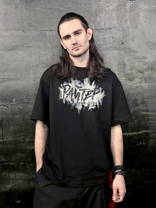 Футболка с набойкой "Райтер". Черная