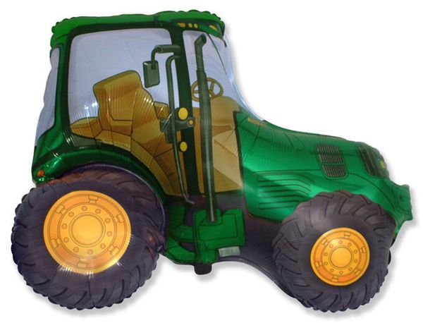 Шар мини Трактор зеленый