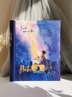 Фотоальбом на 10 магнитных листов 23х28 см, внутр. спираль cosmo sketch Млечный путь