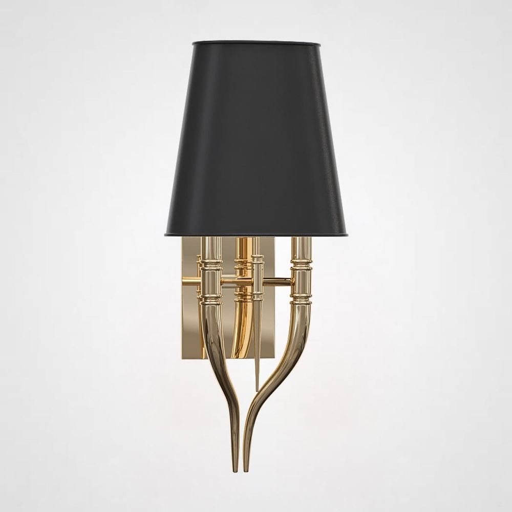 Настенный Светильник Crystal Light Brunilde Ipe Cavalli H52 Gold/Black By Imperiumloft