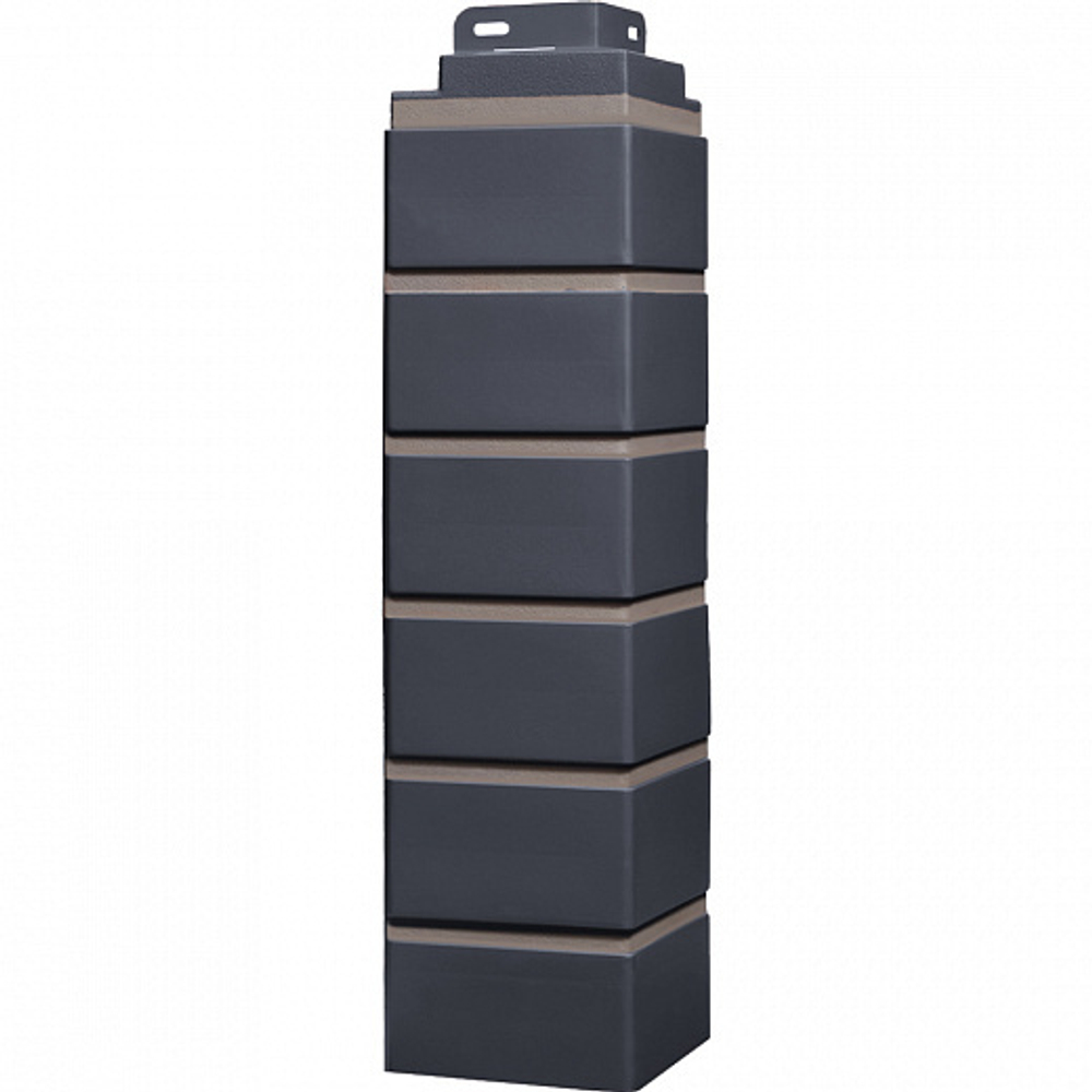 Наружный угол Кирпич KLINKER, асфальт Fineber (Файнбир)