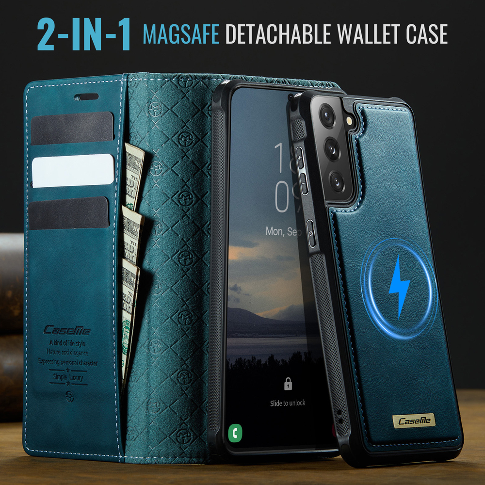 Чехол-кошелек CaseMe 2 in 1 MagSafe Samsung Galaxy S21 FE
