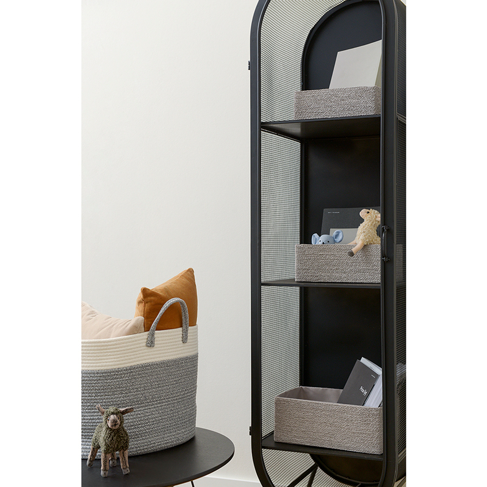 Корзина для хранения Bergenson Bjorn Lian 34х22х14см светло-серая