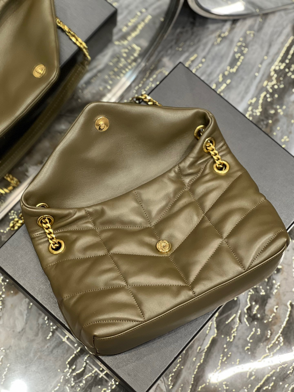 Saint Laurent Loulou Puffer Bag 29 cm
