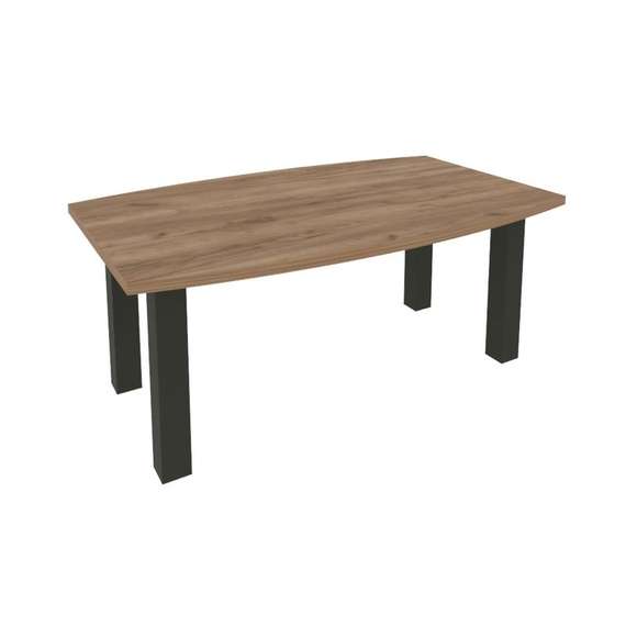 First Стол переговорный KPRG-2 Дуб Табак/Металл Антрацит 1800*1100*750