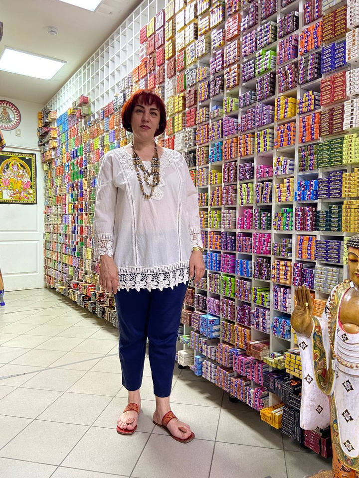 Блузка с кружевом, ворот на завязках Хлопок 100%