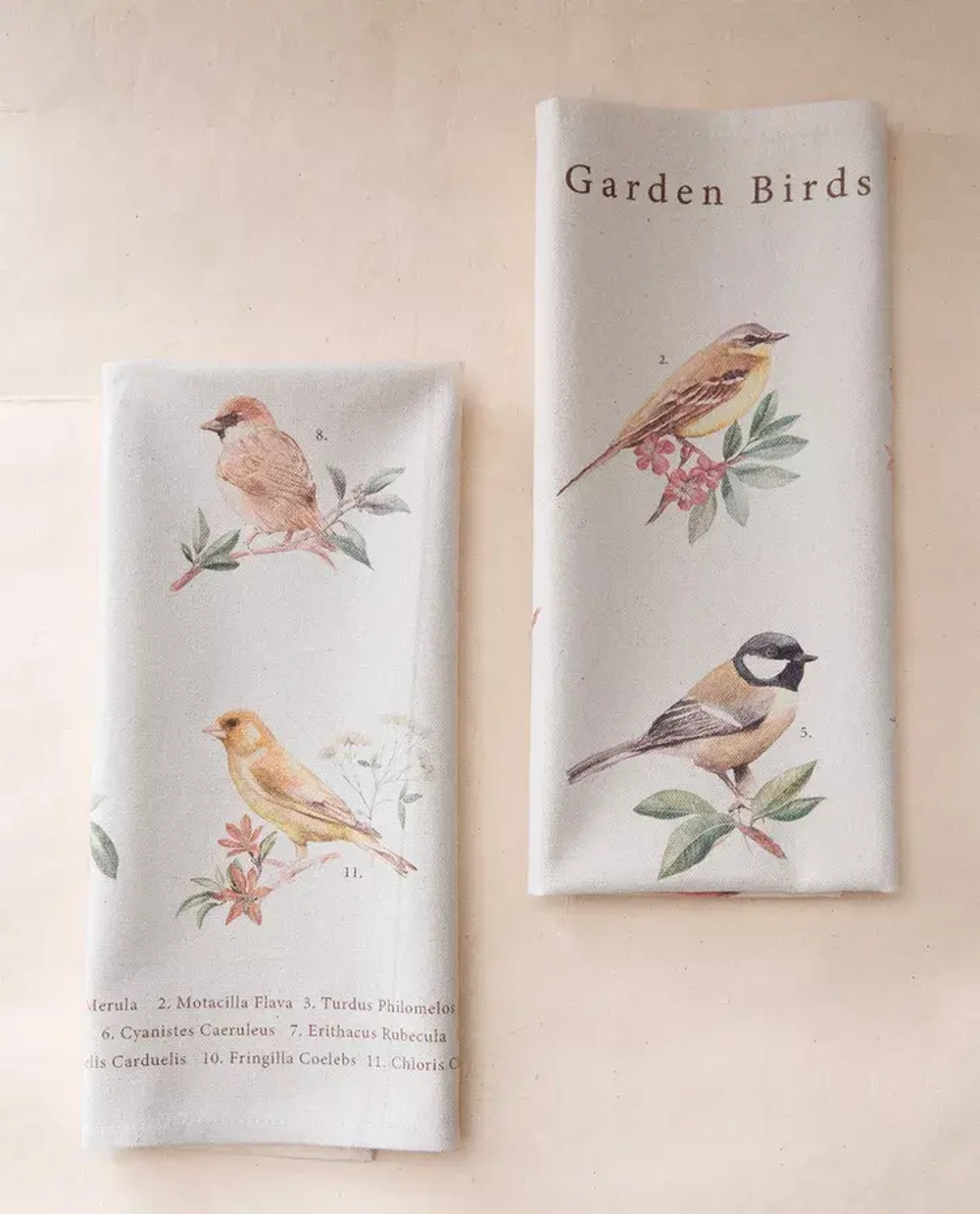 ZARA HOME ХЛОПКОВОЕ КУХОННОЕ ПОЛОТЕНЦЕ С ПРИНТОМ (НАБОР ИЗ 2 ШТ.), ЭКРЮ