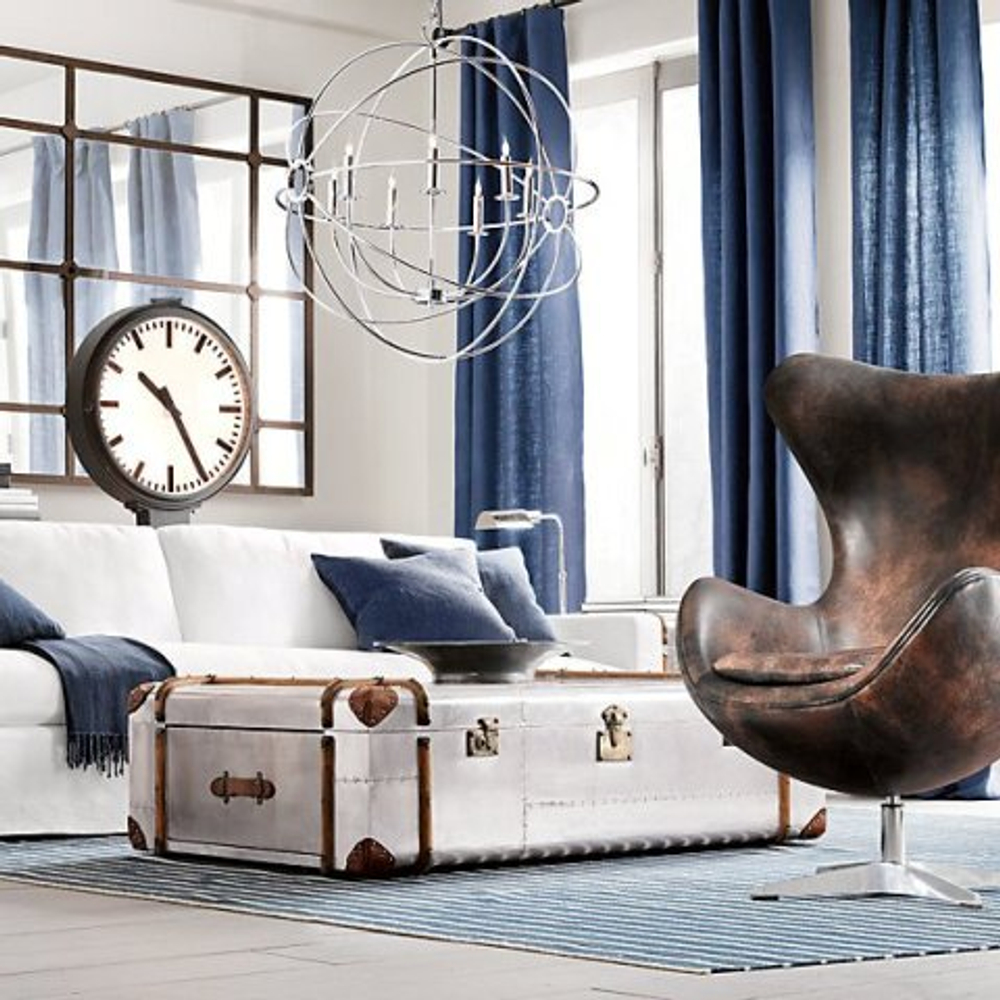 Часы настольные Restoration Hardware Дифрент с подсветкой США интерьер