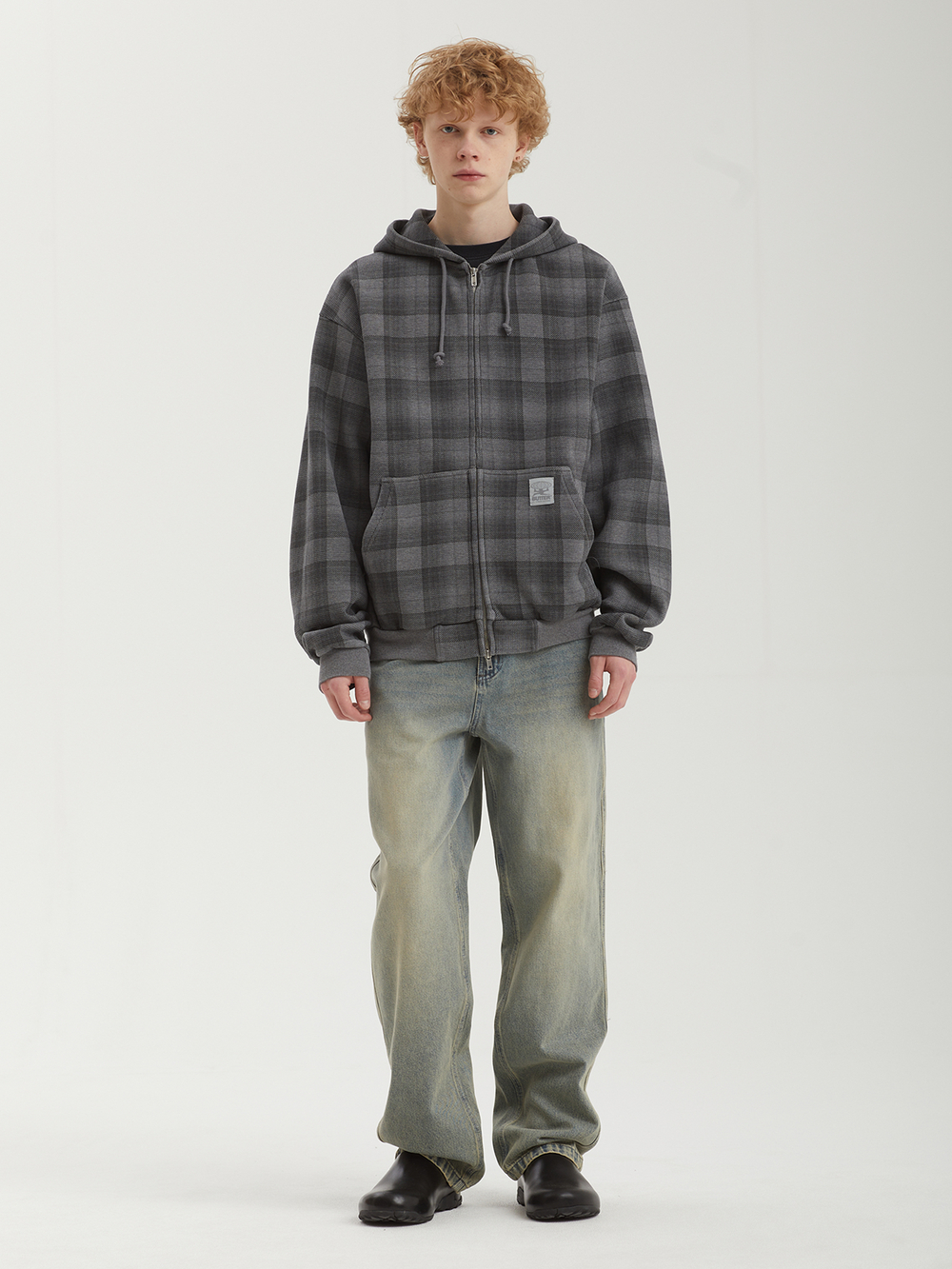 Мужская Толстовка Waffle Zip-thru