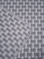 Покрывало жаккардовое двухстороннее Нежность 299-17 серый 2.0 (180х200)