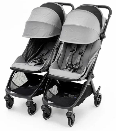Коляска прогулочная для двойни Bumprider Connect.mini Grey