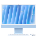24-inch iMac with Retina 4.5K display: Apple M4 chip with 8‑core CPU and 8‑core GPU, 16GB, 256GB SSD - Blue,Model A3247