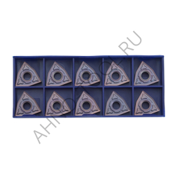 Пластина твердосплавная ISO WNMG080404-MMA APM20B AHNO по жаропроч. и нерж.стали, получистовая