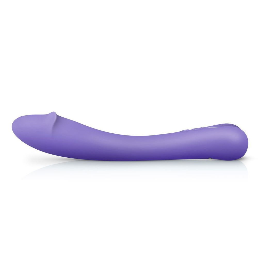 Фиолетовый вибратор для G-стимуляции Gili G-Spot Vibrator - 22 см. (Цвет: фиолетовый)