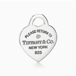 Серьги-кольца из серебра 925, Tiffany💝