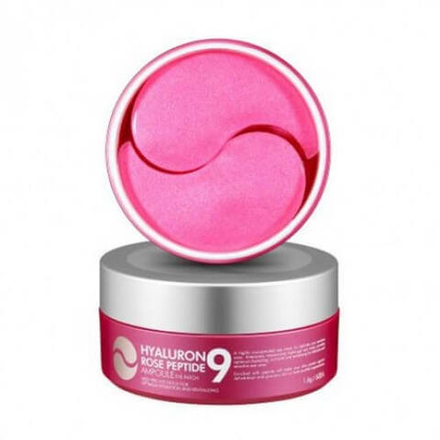 MEDI-PEEL Peptide 9 Hyaluron Rose Ampoule Eye Patch Повышающие эластичность 60шт