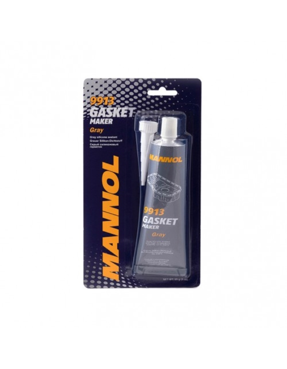 MANNOL 9913 Silicone-Gasket gray Герметик прокладок серый от-40 С до +230 С 85гр