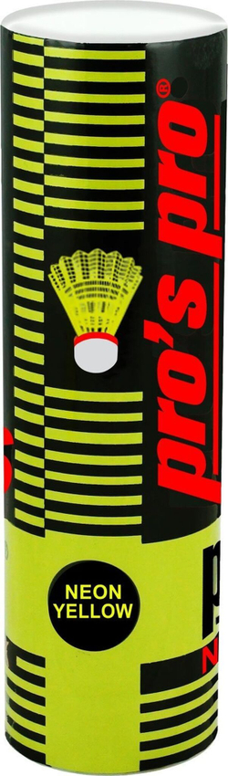 Воланы для бадминтона Pro's Pro Nylon Shuttlecock - neon yellow