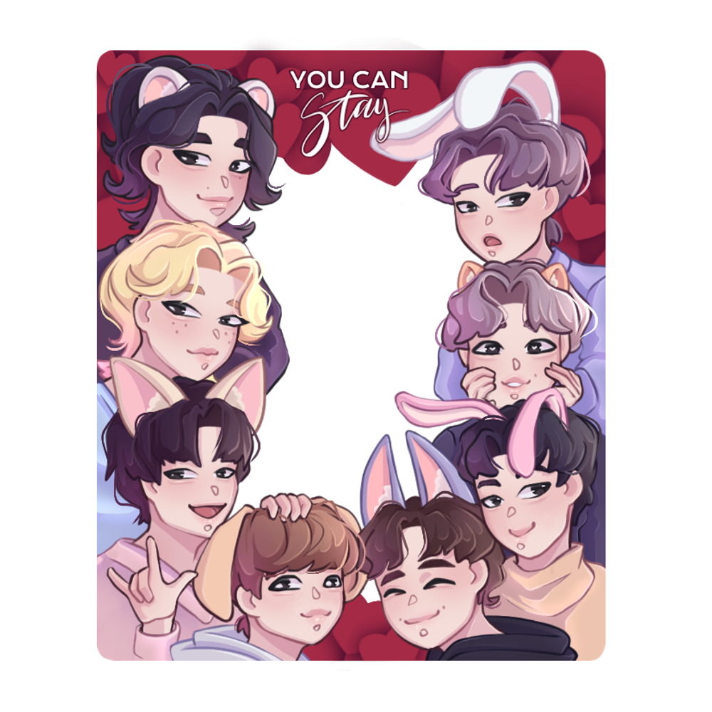 Стикер / Dust Witch / STRAY KIDS / YOU СAN STAY