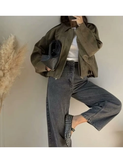 Куртка-бомбер оверсайз