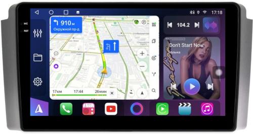 Магнитола для SsangYong Rexton 1 Y200 2002-2007 - FarCar S500-TS10 монитор 9.5" QLED на Android 14, Быстрая, CarPlay, 4G SIM-слот