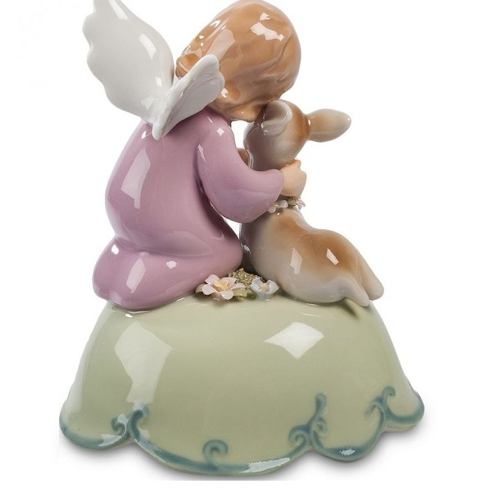 Композиция музыкальная Ангелочек с оленёнком [Арт. 103175]