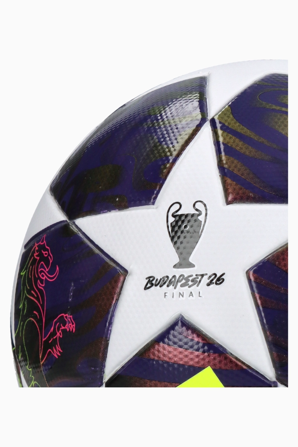 Футбольный мяч adidas UCL League J350 25/26 Final размер 4 - фиолетовый
